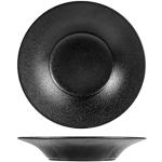Assiettes plates noires en fonte diamètre 26 cm 