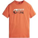 T-shirts Picture orange en jersey bio à manches courtes Taille M look fashion pour homme en promo 