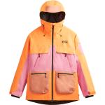 Vestes de ski Picture orange en taffetas imperméables respirantes avec jupe pare-neige Taille S look fashion pour femme 