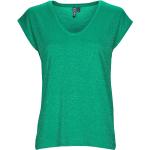 T-shirts Pieces verts Taille XS pour femme 
