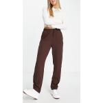 Pantalons large Pieces marron chocolat Taille XS pour femme en promo 