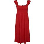 Robes Pieces rouge coquelicot Taille L look casual pour femme 