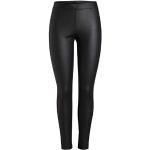 Leggings Pieces noirs en polaire Taille XS look fashion pour femme en promo 