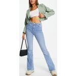 Jeans évasés Pieces bleues claires Taille XL pour femme en promo 
