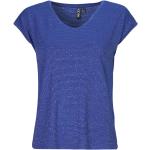 T-shirts Pieces bleus Taille XS pour femme 