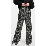Pantalons taille haute multicolores à fleurs à motif fleurs Taille XS coupe regular pour femme 