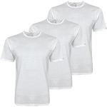 T-shirts Pierre Cardin blancs en coton à manches courtes à manches courtes à col rond en lot de 3 Taille XXL look fashion pour homme 