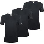 T-shirts Pierre Cardin noirs en coton à manches courtes à manches courtes à col rond en lot de 3 Taille L look fashion pour homme 