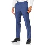 Pantalons de costume Pierre Cardin bleus stretch Taille XL look fashion pour homme 