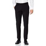Pantalons de costume Pierre Cardin Ryan noirs stretch Taille XXL look fashion pour homme 