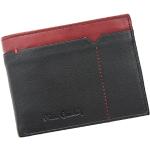 Portefeuilles Pierre Cardin rouges en cuir en cuir avec blocage RFID look fashion pour homme 