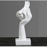 Statuettes blanches en résine modernes 