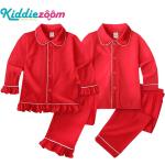 Pyjamas rouges lavable à la main Taille 2 ans look fashion pour garçon de la boutique en ligne joom.com/fr 