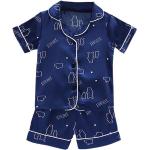 Pyjamas bleus à imprimé animal à motif animaux Taille 4 ans look casual pour garçon de la boutique en ligne joom.com/fr 
