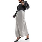 Jupes longues Pimkie grises en satin longues Taille XL classiques pour femme 