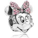 Pandora Disney Minnie Mouse avec nœud papillon ros
