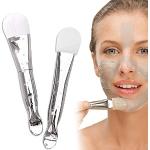 Pinceaux masque beiges nude à la boue pour le visage pour peaux sensibles texture lait 