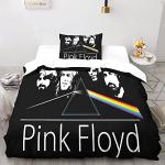 Linge de lit rose en microfibre Pink Floyd 135x200 cm 