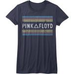 T-shirts bleu marine en jersey à motif USA Pink Floyd lavable en machine classiques pour femme 