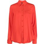 Chemises Pinko orange à manches longues à manches longues Taille XS pour femme en promo 