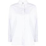 Chemises Pinko blanches col italien à manches longues Taille XS pour femme 
