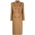 Manteaux en laine Pinko beiges à manches longues Taille XXS look fashion pour femme 