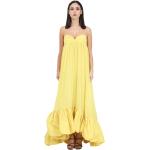 Robes empire Pinko jaunes en polyester sans manches Taille XS pour femme 