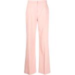 Pantalons de costume Pinko rose pastel Taille XS W44 coupe bootcut pour femme 