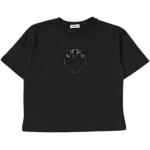 T-shirts à col rond Pinko noirs à strass Taille 10 ans pour fille de la boutique en ligne Miinto.fr avec livraison gratuite 