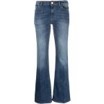 Jeans évasés Pinko bleus délavés stretch W25 L28 pour femme en promo 