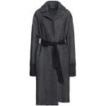 Manteaux en laine Pinko noirs en velours à manches longues Taille M pour femme 