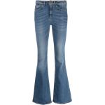 Jeans évasés Pinko bleus en lyocell éco-responsable stretch W24 L29 classiques pour femme 
