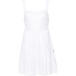Robes courtes Pinko blanches en popeline Taille XS pour femme 