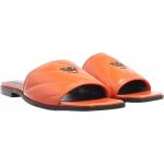 Sandales Pinko orange à élastiques en promo 