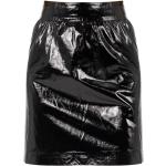 Minijupes Pinko noires en cuir minis Taille XS look fashion pour femme 