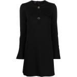 Robes courtes Pinko noires en viscose à col en V Taille XXL pour femme en promo 