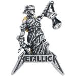Badges argentés Metallica 
