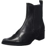 Boots Chelsea Pintodiblu noires en cuir Pointure 36 look fashion pour femme 