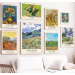 Peinture à l'huile Vintage Van Gogh, affiches de paysage floral, toile d'art murale et imprimés, images murales pour décoration de salon et de maison