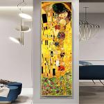 Tableaux abstraits en plastique Gustav Klimt modernes 