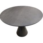 Tables de salle à manger rondes gris anthracite diamètre 100 cm 