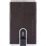 Piquadro Black Square Porte-cartes de crédit RFID en cuir 6 cm dark brown (PP4825B3R-TM)