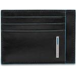 Porte-cartes bancaires Piquadro Blue Square noirs look fashion 