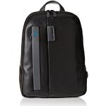 Sacs à dos de voyage Piquadro Pulse noirs avec compartiment pour ordinateur look fashion pour femme 