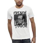 PIXEL EVOLUTION T-Shirt Chirac French Touch Homme - Taille L - Blanc
