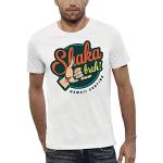 PIXEL EVOLUTION T-Shirt Shaka BRAH - Hawaii - Symbole DE L'ALOHA Homme - Taille S - Blanc