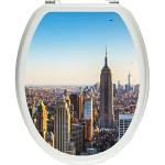 Autocollants Pixxprint multicolores à motif Empire State Building 