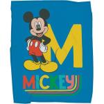 Plaids polaires bleus en polyester Mickey Mouse Club pour enfant 