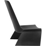 Chaises de jardin Plank noires 