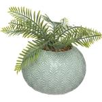 Palmiers artificiels Atmosphera vert de gris en céramique à motif palmier contemporaines 